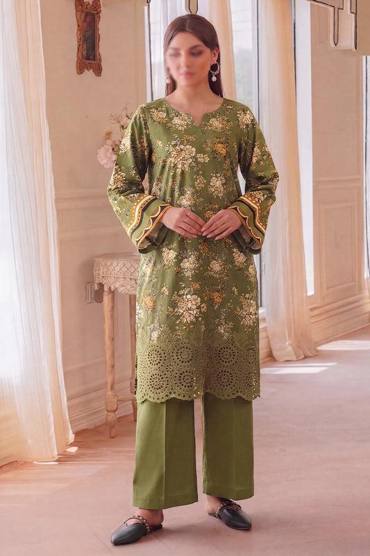2 Piece - Embroidered Lawn - Fantak 172