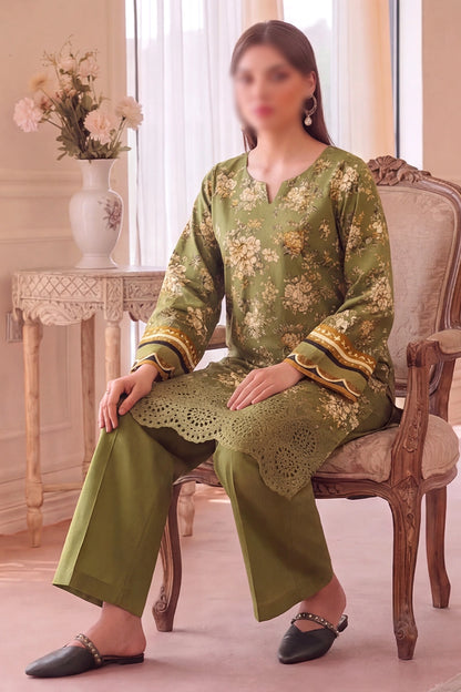 2 Piece - Embroidered Lawn - Fantak 172