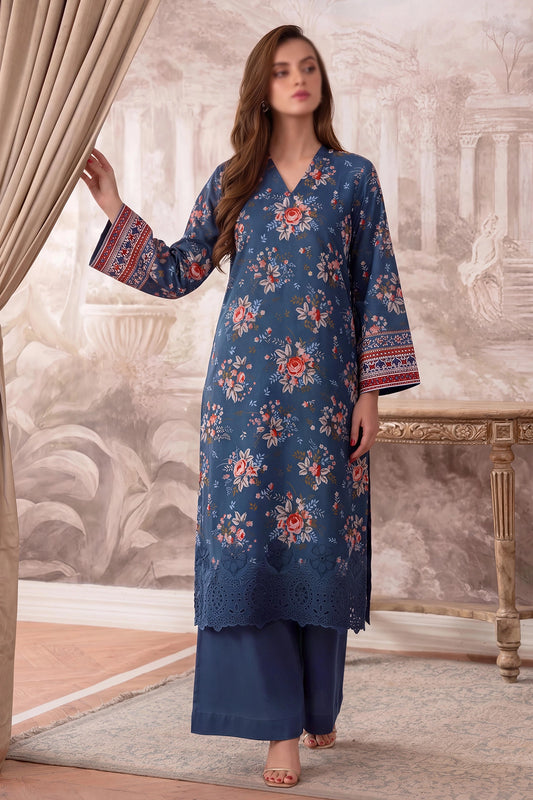 2 Piece - Embroidered Lawn - Fantak 174
