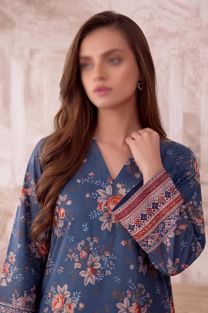 2 Piece - Embroidered Lawn - Fantak 174