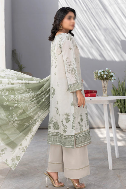 3 Piece - Embroidered Lawn - Jasmine 805
