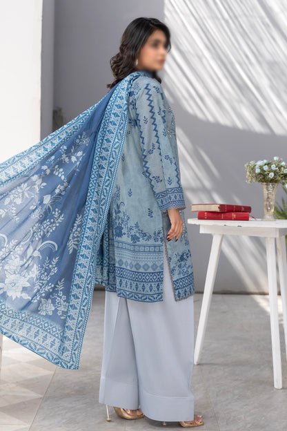 3 Piece - Embroidered Lawn - Jasmine 806