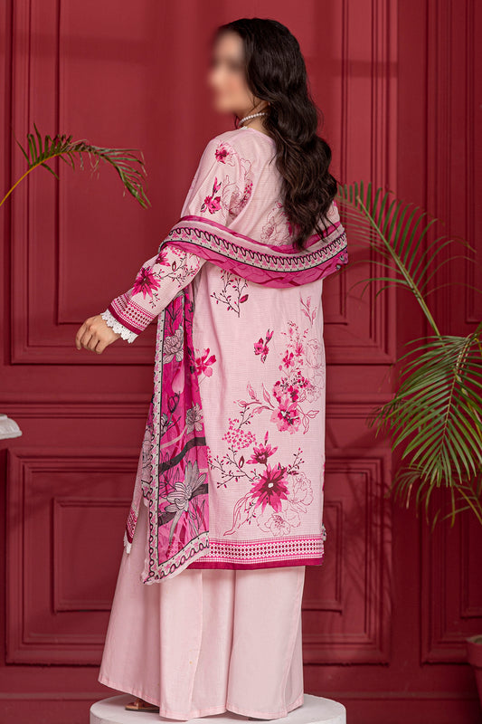 3 Piece - Embroidered Lawn  - Luna 104