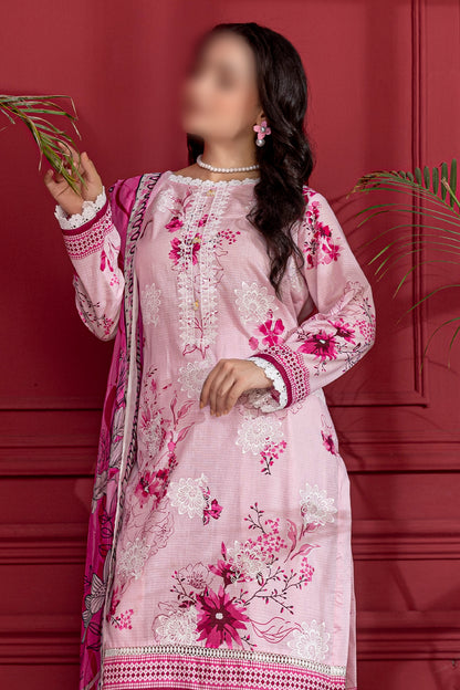 3 Piece - Embroidered Lawn  - Luna 104