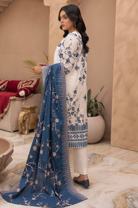 3 Piece - Digitally Printed Lawn - Mahnoosh 101