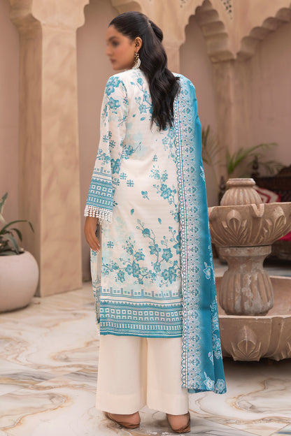 3 Piece - Digitally Printed Lawn - Mahnoosh 110