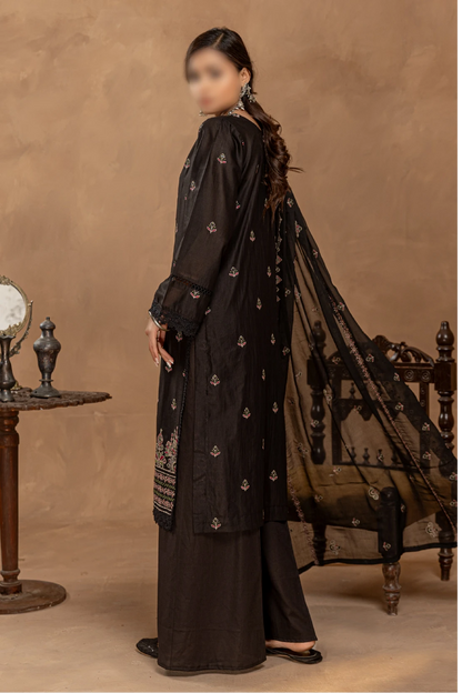 3 Piece - Embroidered Lawn - Nikhar 106