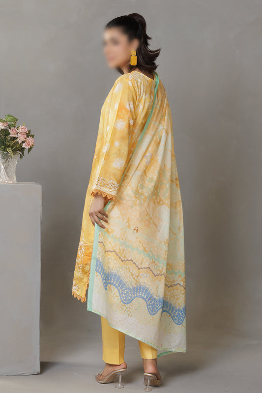 3 Piece - Embroidered Lawn - Parisa 305