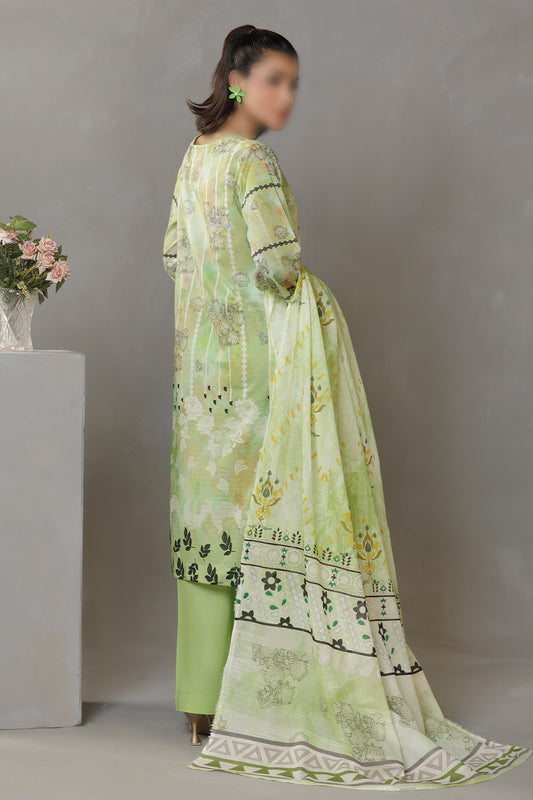 3 Piece - Embroidered Lawn - Parisa 306