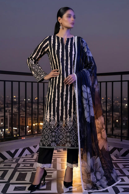 3 Piece - Embroidered Lawn - Pearl 30307