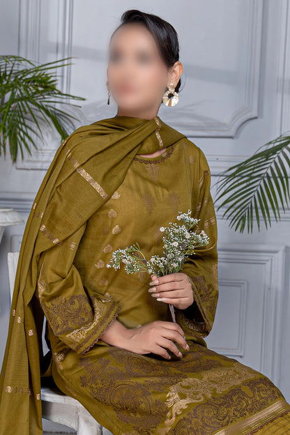 3 Piece - Jacquard Brosha Lawn - RimJim 308