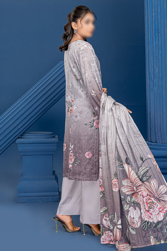 3 Piece - Embroidered Lawn  - Riwayat 210