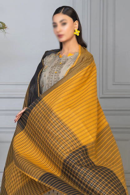 3 Piece - Embroidered Lawn - Roshni 103