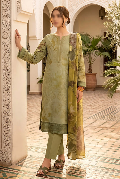 3 Piece - Embroidered Lawn - Ruby 30806