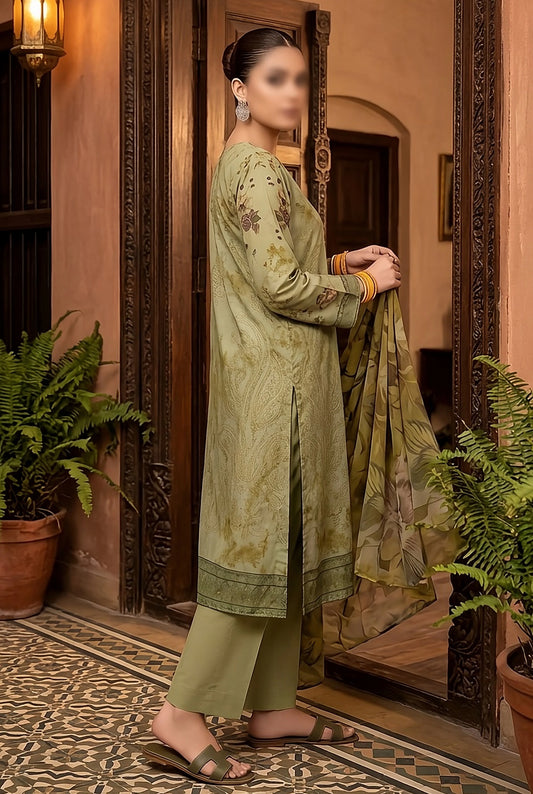 3 Piece - Embroidered Lawn - Ruby 30806