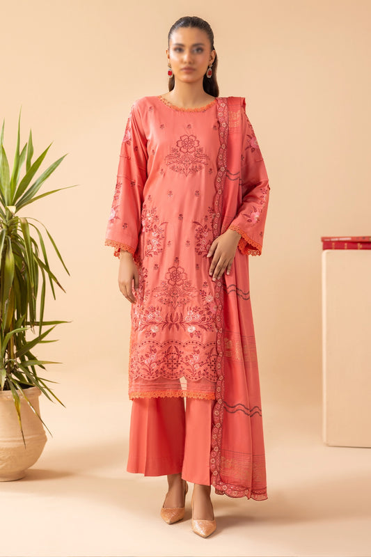3 Piece - Embroidered Doriya Viscose - Tassur 106
